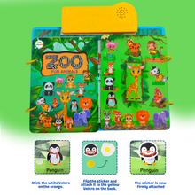 Interactive Velcro Press Sound Book Kids — Animals, Fruits & More | WishLuck