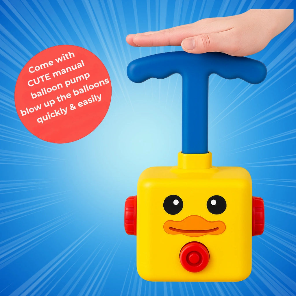 Monster Balloon Launcher Car Toy: Inflatable Air Pump