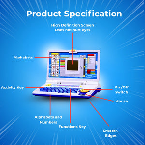 Interactive Educational Laptop For Kids