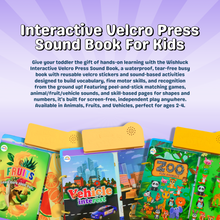 Interactive Velcro Press Sound Book