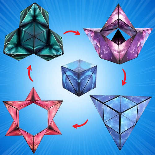 3D Magnetic Puzzle for 70+ Shapes!