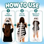 Dinosaur skeleton costume