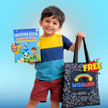 Learn & Play Interactive Sound Book(Free Wishluck's Tote Bag)