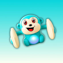 Tumbling Monkey Electric Musical Battery Operated Toys with Light and Music for Kids