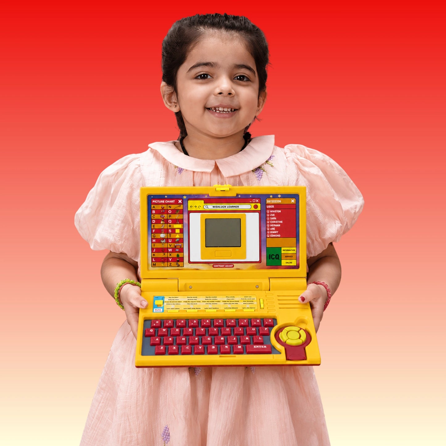 Kids Educational Laptop Toy | Learning Toys by Wishluck