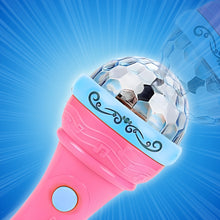 Musical Microphone With 3D Light Projection