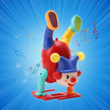 Wishluck's Upside Down Musical  Clown Handstand Walking Joker Toy