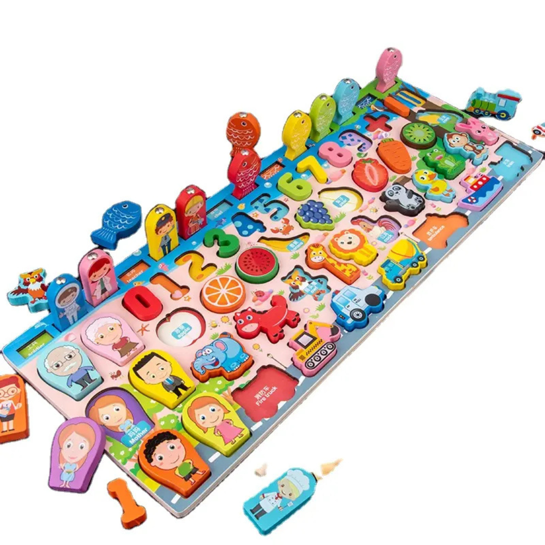 Fishing and Matching Board Game Set
