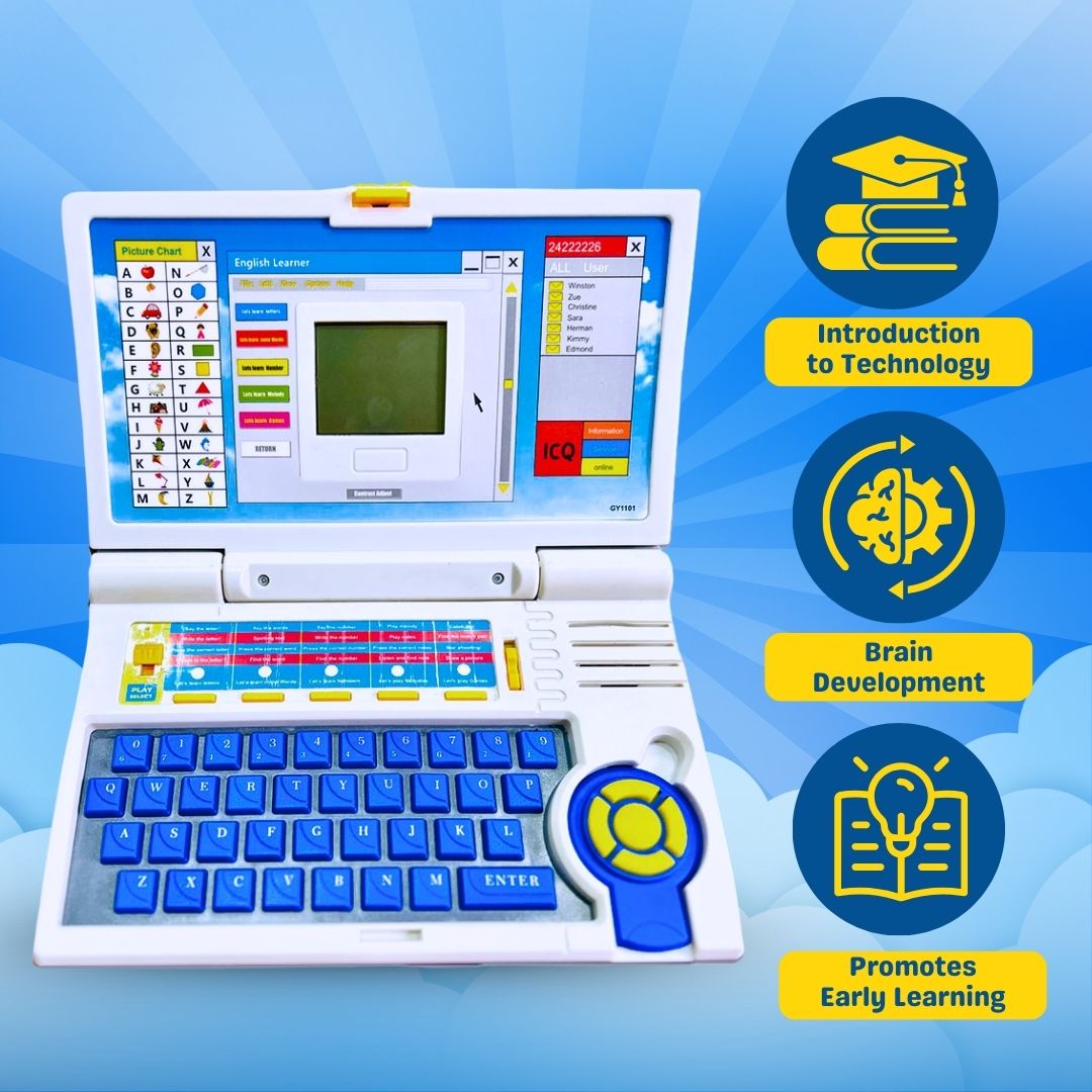Interactive Kids Educational Laptop Toy