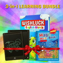 💥 3 in 1 LEARNING BUNDLE : Word Book, Writing Tablet and Water Magic Book ( Free )! 💥