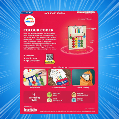 Color Coder Slide Puzzle Game
