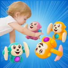 Tumbling Monkey Electric Musical Battery Operated Toys with Light and Music for Kids