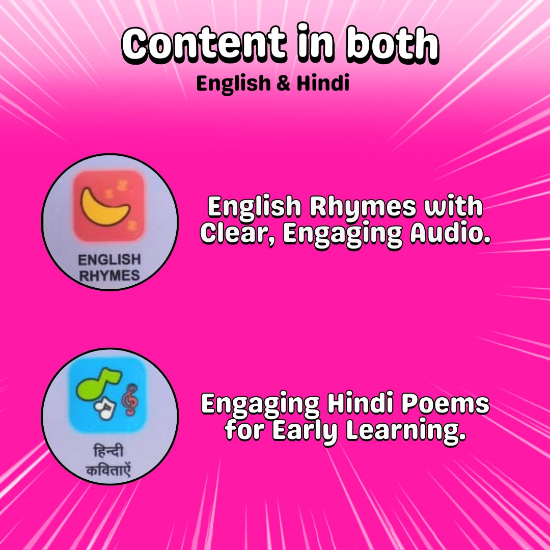 3-in-1 LEARNING BUNDLE : Interactive Kids Phone, Rabbit Kids Phone and Wishluck Tote Bag( Free )!