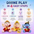 Little Krishna Soft Toy with Chanting Sound | Divine Baby Gopal Plush