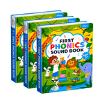 Two First Phonics Sound Books standing side by side, front cover visible