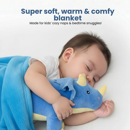 2-in-1 Soft Plush Toy with Blanket | WishLuck