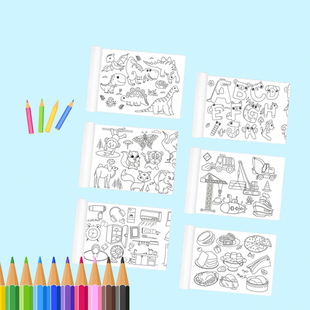 3-in-1 Bundle: E-Book + Drawing Sheet + Free Water Magic Book | Educational Toy Combo pack | WishLuck
