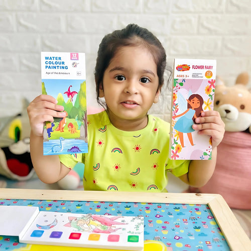 Wishluck's Water Color Painting Book ( pack of 2 )