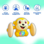 Tumbling Monkey Electric Musical Battery Operated Toys with Light and Music for Kids
