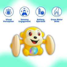 Tumbling Monkey Electric Musical Battery Operated Toys with Light and Music for Kids
