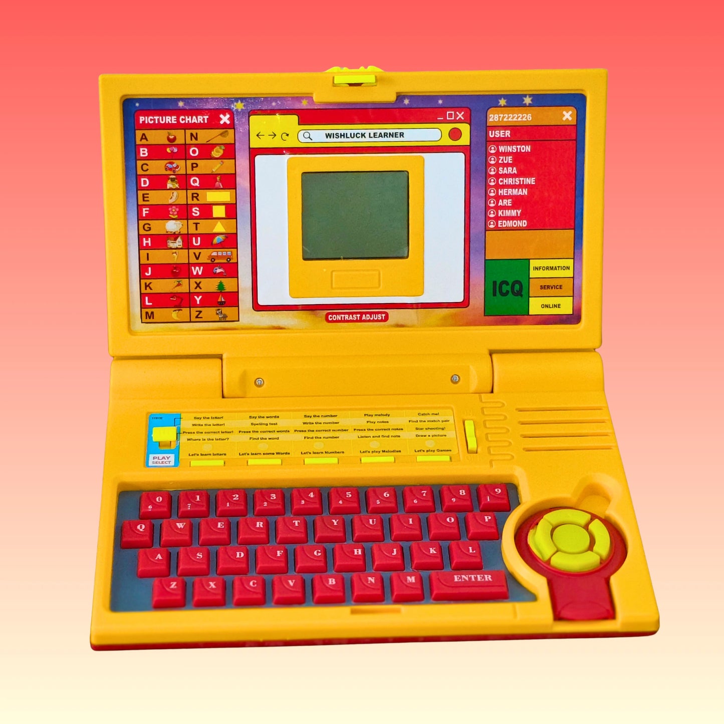 Kids Educational Laptop Toy | Learning Toys by Wishluck