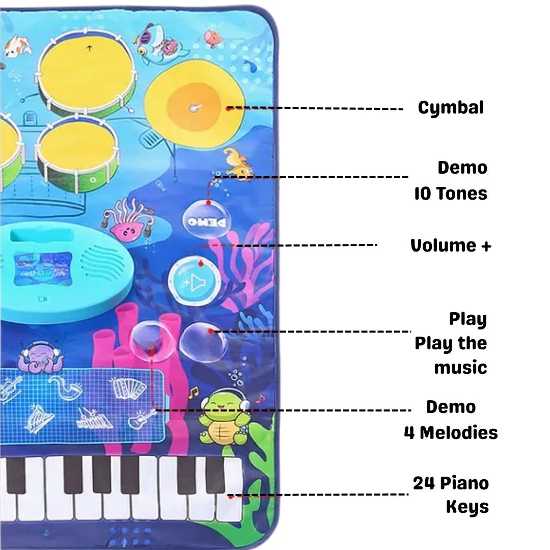 2 In 1 Musical Jam Playmat