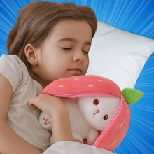Soft Rabbit Plush: Adorable Bunny Stuffed Animal with Zipper