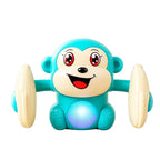 Tumbling Monkey Electric Musical Battery Operated Toys with Light and Music for Kids