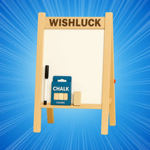 Wooden Whiteboard Double-Sided Easel Board