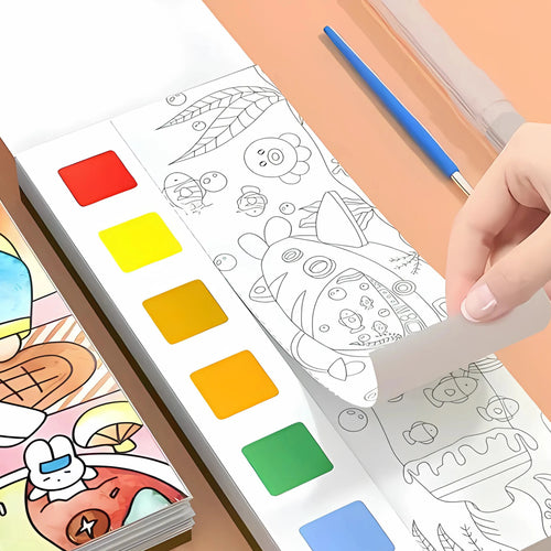 Wishluck's Water Color Painting Book ( pack of 2 )