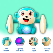 Tumbling Monkey Electric Musical Battery Operated Toys with Light and Music for Kids