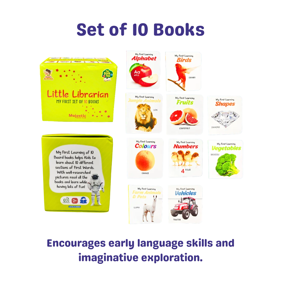 LKG Class Picture Book Box Set Of 10 Board Books