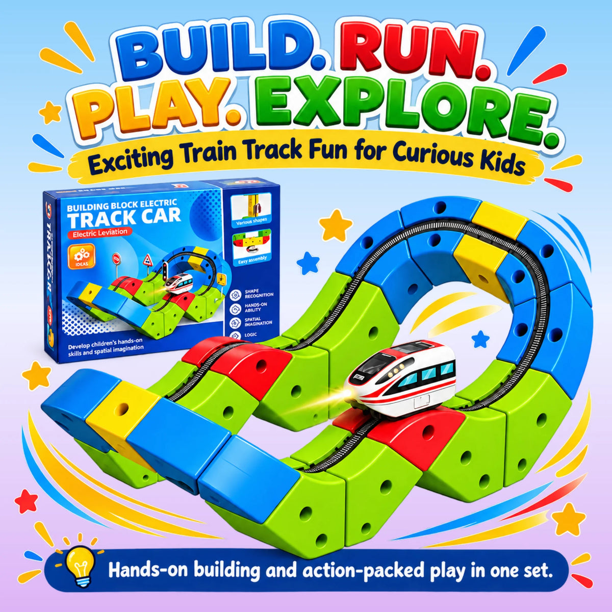 Twist Track Bullet Train Builder