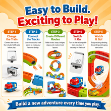 DIY Magnetic Train Building Blocks