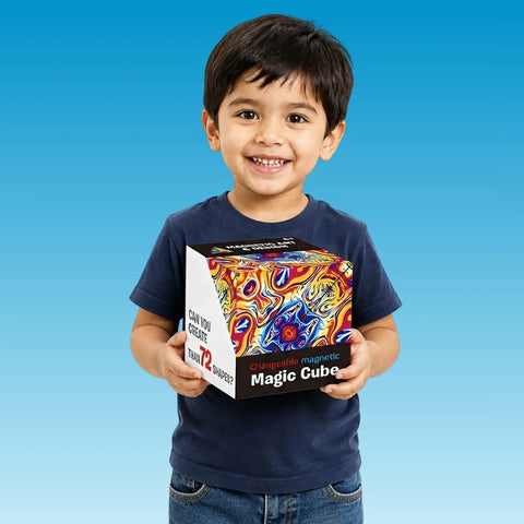 3D Magnetic Puzzle for 70+ Shapes