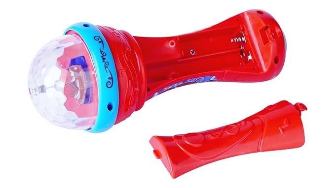 Musical Microphone With 3D Light Projection
