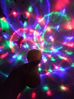 Musical Microphone With 3D Light Projection