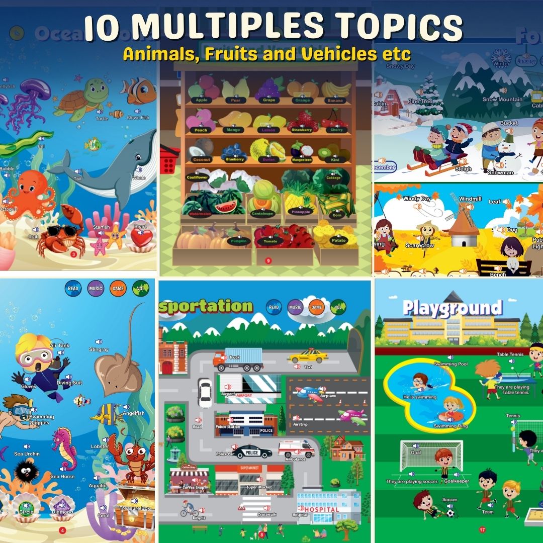 Learn & Play Interactive Sound Book