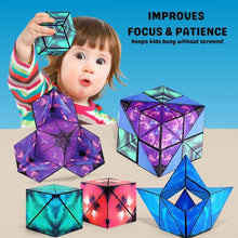 3D Magnetic Puzzle for 70+ Shapes