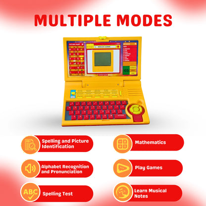 Kids Educational Laptop Toy | Learning Toys by Wishluck