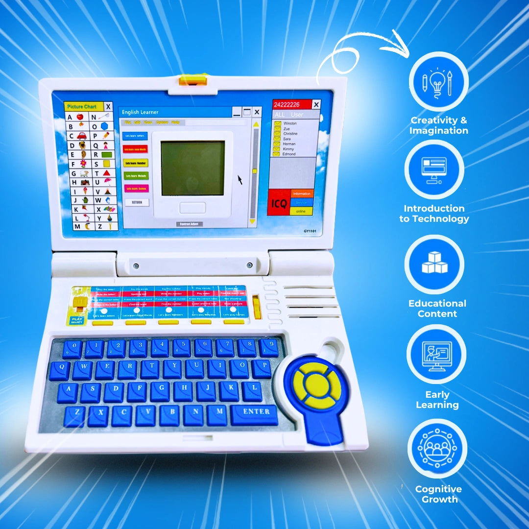 Interactive Educational Laptop For Kids