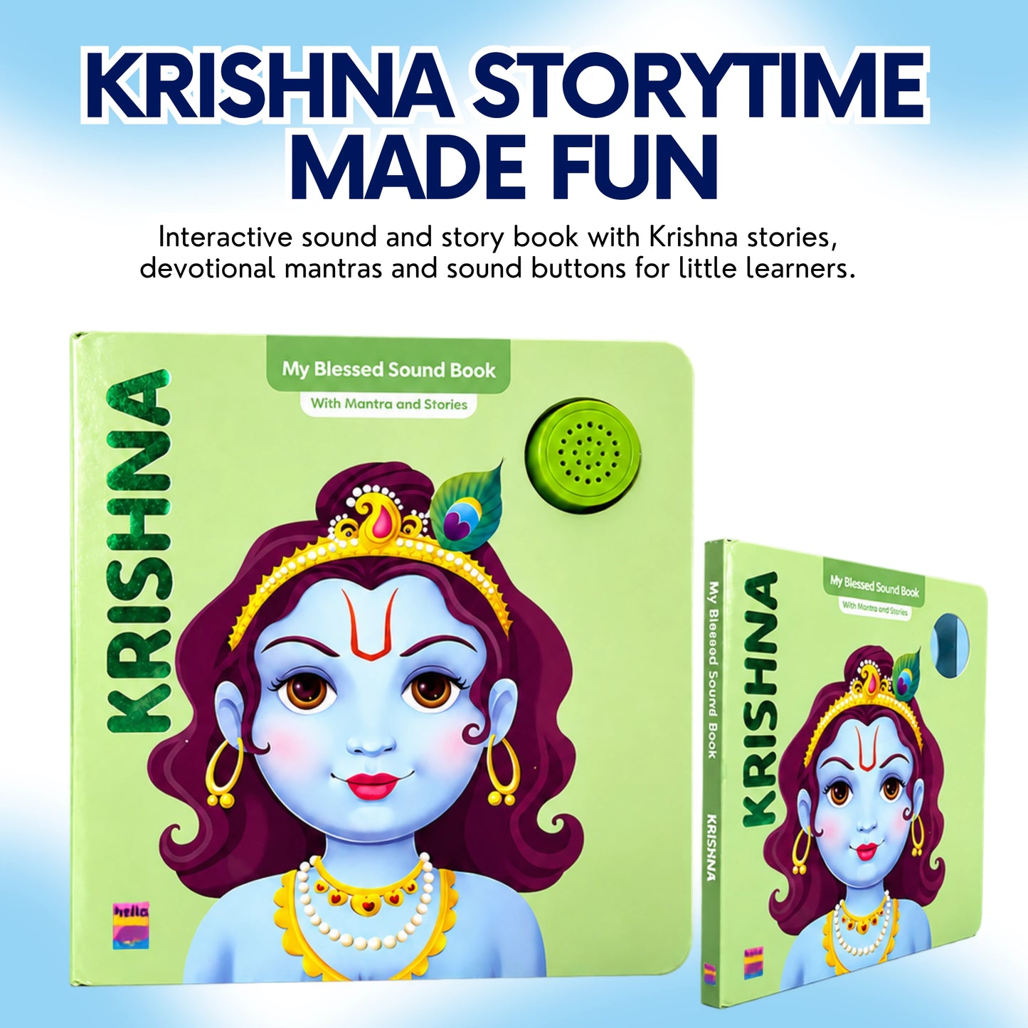 Krishna Mantra & Story Sound Book for Kids