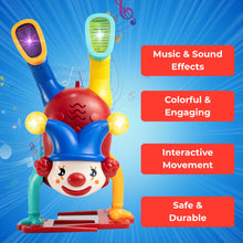Wishluck's Upside Down Musical  Clown Handstand Walking Joker Toy