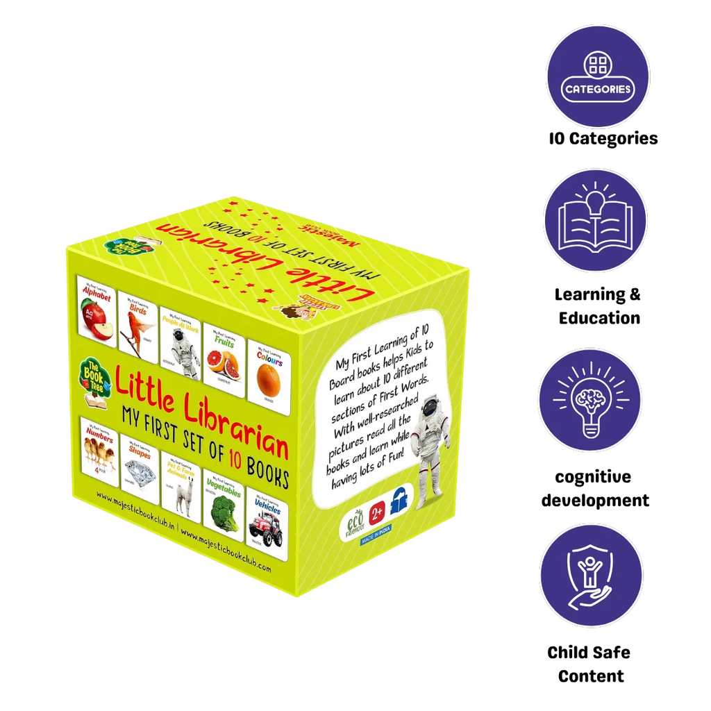 LKG Class Picture Book Box Set Of 10 Board Books