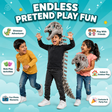 Plush Dinosaur Skeleton Costume