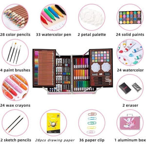 Drawing Kit Pen Artist 145 Pcs Color Set