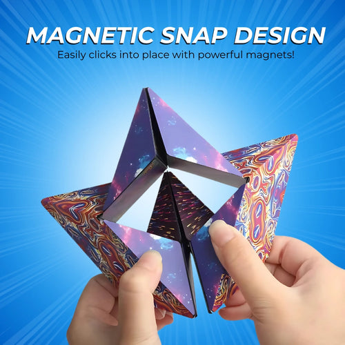 3D Magnetic Puzzle for 70+ Shapes!