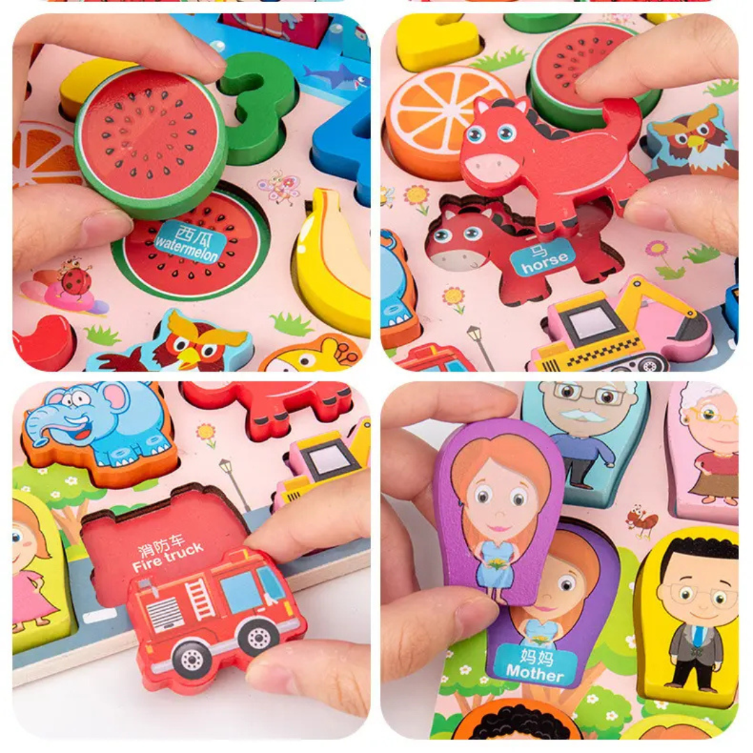 Fishing and Matching Board Game Set