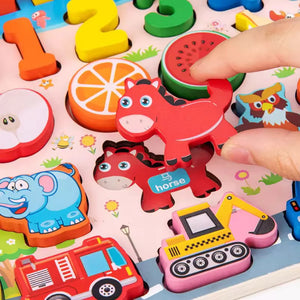 Fishing and Matching Board Game Set