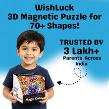 3D Magnetic Puzzle for 70+ Shapes